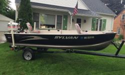 14 foot boat , motor and trailer&nbsp;