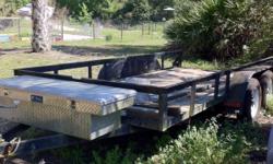 Very Sturdy Trailer. Great for hauling anything. See Photo.