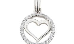 &nbsp;
This fancy heart pendant has a unique design that features halo pave set. The dazzling of 100% genuine diamonds will capture any woman?s heart . &nbsp;&nbsp;
&nbsp;
Retail Value : $436.00
SKU :&nbsp;MP05690Y
Metals :&nbsp;14 KT
Gem Type : Stone