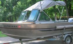 $18,000 worth of boat for $9000.00 with 50 HP Honda 4 stroke. Depth finder, GPS, sun roof, live well, down rigger, much more. It has less than 1000 hours of use. 405 / 831-2085 Location: Norman, OK.
