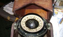 original ships compass. kelvin white with original box been in the same family since 1918 last used in 1923 been on a shelf ever since. ,jerry --