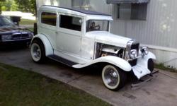 1930 all steel chevy 2 dr sedan,all aluminum&nbsp;LS1 vette engine, 700r4 trans, jeep rear end.was rented out for weddings for a short time a real head turner. restored 5 yrs ago.