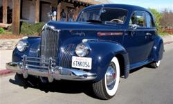 If you have any questions or would like to view the car in person please email me at: kimberleykkkubasik@ukentertainers.com . 1941 Packard One-Eighty LeBaron Sport Brougham CCCA 98.25 Score, Showed at Pebble Beach ......please be patient while the many