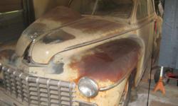 This vehicle is ready for restoration. It is a straight six. &nbsp;All chrome, lights and interior dash in good condition. Needs interior work. &nbsp;Has been stored in garage for over forty years. Call John at 801-458-3397. &nbsp;Huntsville, Utah.