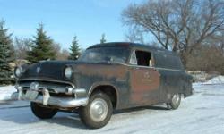 1954 Ford Courier This is a very rare and hard to find vehicle! This will make an awesome restoration project or a cool street rod. Motor and transmission are missing but otherwise quite complete. Good body with minimal rust. Priced right! Good Title. I