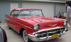 1957 Chevrolet Bel Air 2 Door Hardtop This Classic has the original 283 CI Engine and Transmission. Original interior, radio and record player. I can help arrange shipping if needed. For more information call 219-310-4132. To see more pictures click this