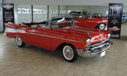 1957 Chevrolet BelAir Frame off Restoration&nbsp;283ci V8 Motor with Automatic Transmission, Factory Power Steering, Front and Rear Drum Brakes&nbsp;Period Correct Rear End.&nbsp;Two Tone Deluxe Interior Seat Covers are Beautiful, Door Panels Look New,