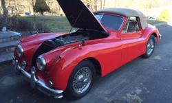 This 1957 Jaguar XK140&nbsp;DHC is an excellent original driver quality car with matching numbers. Red with tan interior. Very nice presentable paint, chrome, and interior. Mechanically very strong as well. For only $89,500.&nbsp;
&nbsp;