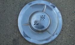 &nbsp;
A USED 1958 CHEVROLET AND CORVETTE SMALL HUBCAP
SOME SMALL DENTS
&nbsp;
IF THIS IS NOT WHAT YOU ARE LOOKING FOR BUT YOU ARE IN NEED OF A DIFFERENT&nbsp;HUBCAP/WHEEL COVER&nbsp;CONTACT ME,I HAVE MANY USED DIFFERENT BRANDS/STYLES IN STOCK.
&nbsp;