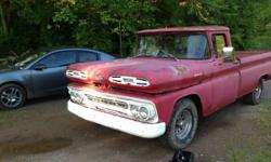 Make: &nbsp;Chevrolet
Model: &nbsp;Other
Year: &nbsp;1961
Body Style: &nbsp;Pickup Trucks
Exterior Color: Red
Interior Color: Black
Vehicle Condition: Good&nbsp;
&nbsp;
Price: $10,000
Mileage:0 mi
Fuel: Gasoline
Engine: 6 Cylinder
&nbsp;
Car