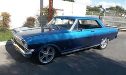 1963 Nova completely&nbsp; Redone 5 years ago. Glass, chrome, all
bezels , new interior, 18 inch Coy wheels and tires. CCP disk brakes, drilled and slotted rotters and spindles.&nbsp; 4 Core cross flow radiator. 350 turbo. Just install early 010 350 LT1