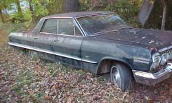 I have for sale a 1963 Chevy Impala four door, two speed power glide transmission, 283 engine, I have all the parts, to this car, engine does not run, all number matching car. &nbsp;This a "want to sell", not a "have to sell" project.