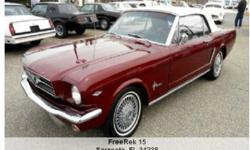 1965 Ford Mustang&nbsp; , 88,364 Address:&nbsp; Sarasota, FL 34238 View our website: www.freerek15.com Notes: Senior National award winner..........This 1965 Mustang Convertible is in mint condition. Looks like a new one. This Classic Mustang has won at