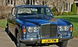1967 Bentley T-1 Sedan RHD - Stunning Astral Blue with blue Grey Leather
Sister auto to the Rolls Royce Silver Shadow
Car drives beautifully and everything works as it should including the clock. Exterior paint, chrome and stainless is a 9. Bare metal
