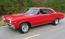 Make: &nbsp;Chevrolet
Model: &nbsp;Chevelle
Year: &nbsp;1967
Body Style: &nbsp;
Exterior Color: Red
Doors: Two Door
Vehicle Condition: Good&nbsp;
&nbsp;
Price: $10,000
Mileage:0 mi
Fuel: Gasoline
Engine: 8 Cylinder
Transmission: Automatic
Drivetrain: 2