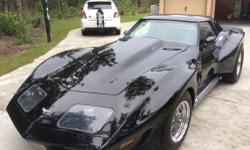 1968 black corvette convertible 4 speed with both a rag top and hard top. Greenwood edition 427 big block car with a 1968 non # match engine. However this was the original engine in it when purchased new. I have been told on several occasions that this