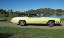 1969 CADILLAC EL DORADO COUPE: ** RESTORED ** I HAVE DONE ALL THE WORK; ENG IS A 472 CUBIC IN. 375 H.P. TRANS IS A 3 SPEED TURBO-HYDROMATIC. CAR HAS ONLY 1400 MILES ON RESTORATION.CADIE IS FULLY LOADED WITH ALL OPTIONS. CAR IS STOCK WITH A KENWOOD