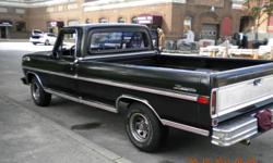 1970 Ford Ranger F-100,302 8 cylinder,C4 transmision 73,000 miles. Also have C6 transmision w/83,000 going w/truck. This truck runs & drives mint need to unload do to college money for son.