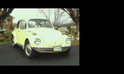 1971 VW Super Beetle..93,115 original&nbsp; miles..canary yellow w/black interior..solid car..good condition...new interior, tires, bumpers, running boards, window & door seals..solid floorboards & heat exchangers..$6700 invested..will sacrifice for $4600