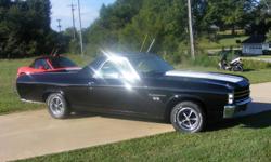 1972 chevy elcamino a/c. p/s.automatic trans.rower brakes.new tires and brakes..new paint(base clear)