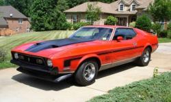 http://classics.vehiclenetwork.net/classiccars/for_sale.cgi/Ford/Mustang/North_Carolina/20493505
&nbsp;
1972 Ford Mustang Mach 1
Price&nbsp;- $19,500
Location&nbsp;- , North Carolina
VIN&nbsp;- Contact Seller
Description&nbsp;- 1972 Ford Mustang Mach 1