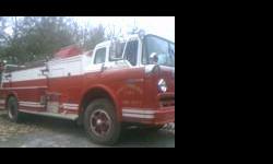Beautiful all original RED & CHROME FIRE TRUCK has all bells, whistles and lights. Great for parties, advertising, parades, backyard fun. 27,200 miles. Must see.. leave message or call 330-221-0891 ask for Shawn.
