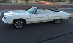 I bought this car from the original family that bought it new. I took me a long time to find it &nbsp;I knew I wanted a &nbsp;Chevy Caprice Convertible with a factory 454 big block, with factory a/c and all the power options, Power windows, Power locks,