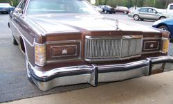 1975 Mercury Marquis 2-Door Hardtop
V-8 400 Big Block, 2 BBL Carb., Select Shift automatic transmission, Numbers correct per owner. Original Owner card / Warranty Card with metal data plate still attached, Build Sheet & Owners Manual in Ford Dealers New