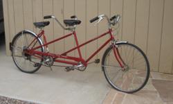 Schwinn Vintage 1976&nbsp;Bicycle built for two.&nbsp; This is the last year that Schwinn made this bike.&nbsp; It is in mint condition.&nbsp; I have seen one on e-bay going for 900.00.&nbsp; We are asking 500.00.&nbsp; All money going to Mount Zion