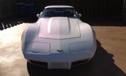 Make: &nbsp;Chevrolet
Model: &nbsp;Corvette
Year: &nbsp;1977
Body Style: &nbsp;Sports Cars
Exterior Color: White
Interior Color: Black
Vehicle Condition: Very Good&nbsp;
&nbsp;
Price: $8,500
Mileage:35,000 mi
Fuel: Gasoline
Transmission: Automatic