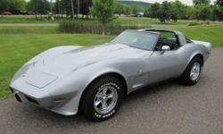 Low mileage, unrestored, numbers matching L-82 Corvette Coupe. This is a two owner well maintained classic with original paint & leather interior that runs and drives like new. The car is well optioned including working AC, power windows & locks, AM/FM