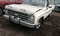 I have a 1979 Chevy Scottsdale C/10 FOR PARTS ONLY! Good interior/exterior parts! For any questions, please email or call 319-725-6278 M-F Days ask for Bill or Glen.