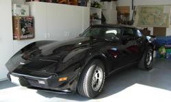 95% original Black on Black with smoke T-tops. New engine with 7,000 miles and original engine with 30,000 miles matching numbers. 4 speed manual transmission. Has original paint and interior. Less than 39,000 total miles on car. Show quality with