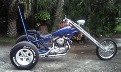 eMail me for more details : trdxfpenzaannette@doctor.com this is a one of a kind custom built harley trike chopper with a 1945 servi car rear end converted to disc brakes ,,and disassembled and cleaned out and re greased with new grease ,,it has a custom