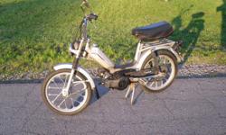 Very clean stock moped with a minarelli motor. dependable, starts right up & runs great. new rear tube, tire, fuel line, plug. located just out of Lancaster OH. $575.00 &nbsp;call -- &nbsp;& leave message. &nbsp;You can also leave your phone # by email