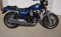1982 CB750SC honda nighthawk in line 4 ONLY 19,378 miles candy flair blue very fast, great on gas these inline 4 was made to run and run. 912-545-9370