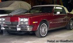 Very Rare 1982 Oldsmobile Toronado Convertible There were only 57 of these cars made. They were given to General Motors Executives to drive 500 miles then were sold to dealers. This is one of the survivors and is a show winner. Leather Interior and all