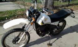 EDIT: The bike is now running. I put in fresh gas, charged up the battery, and kicked it about a dozen times, and it started up. Took it for a short ride and it ran well.
I have an XT550 I'm looking to sell. 8852 miles. Ran well last year but haven't had