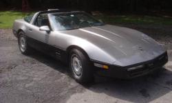 Make: &nbsp;Chevrolet
Model: &nbsp;Corvette
Year: &nbsp;1986
Body Style: &nbsp;Sports Cars
Exterior Color: Silver
Interior Color: Black
Vehicle Condition: Very Good&nbsp;
Price: $10,000
Mileage:62,000 mi
Fuel: Gasoline
Engine: 8 Cylinder
Transmission: