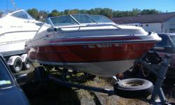 1986 18 ft Sea Ray cuddie cabin. 224 cid 170 hp 4cyl inboard with mercruiser outdrive with extra prop. Very good on gas. Comes with trailer, lowrance fish finder, marine radio,biminy top, and pull behind tube. Boat is very fast and in good shape. Hull is