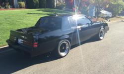 1987 Buick Grand National, stock 3.8L&nbsp;V6,&nbsp;&nbsp;factory turbo, transmission. Minor modifications include; New Hooker exhaust, 3" down pipe, Kenne-Bell water jacketed intake pipe, aftermarket chip, upgraded fuel pump, injectors, adjustable
