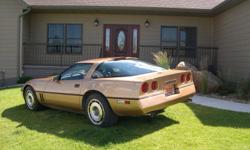 1987 Gold Corvette, 65,000miles,&nbsp; $9600.00
L98 Tuned Port Injection
Bose Steroe
Always Garaged
Excellent Condition