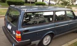 1987 VOLVO 240 D Station Wagon with over 100,000.&nbsp; Needs Struts and Springs. Excellent Station Car for local driving. CLASSIC. Make an Offer.
