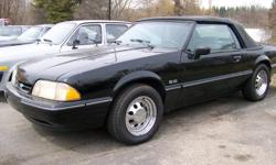 1988 Ford Mustang convertible, 98K miles, automatic transmission, Power windows,, Brakes and Power Top. New Tires, New Chrome Wheels, New Convertible Top. The car was from South Carolina, very clean body and underneath the car. Runs & Drives good, $4800