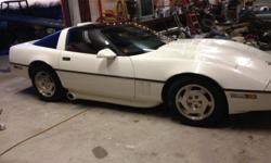 white 1988 chevy corvette in good shape has new tires maybe 1000 miles on them&nbsp;I &nbsp;bought car&nbsp;from single owner .