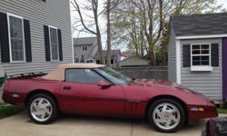 1989 Chevy Corvette Convertible: new paint, new interior, new rag top, all original except for bola exhaust.&nbsp; Gorgeous car, $11,000 or best offer.&nbsp; Call Steve --