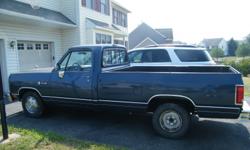 1989 Dodge truck. 85000 orig. miles. New Inspection. 8 foot bed great running truck. No rust.single bench seat,not extended cab. 318 engine