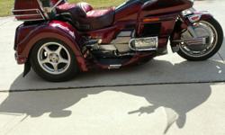 Honda goldwing trike. 117078 miles, runs n drives great. has am/fm cassette /cb player. nice bike i just dont ride any more.