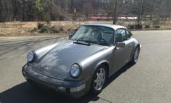 Please contact me at : josettejrrodrick@qprfans.com . 1990 Porsche 911/964 Carrera 2 Coupe. The 964 is the last of the "classic silhouette" 911s. This particular unit is a long term NC car with excellent history. Finished in the unusual and desirable