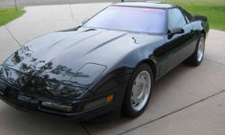 THIS ZR1 VETTE FEATURES AN ALUMINUM ENGINE DESIGNED BY LOTUS AND BUILT BY MERCURY MARINE WITH 32 VALVES AND DUAL OVERHEAD CAMS. THE C4 ZR1 WAS BUILT FROM 1990 TO 1995 WITH ONLY APPROXIMATELY 6000 BUILT. THE BODY DESIGN IS WIDER THAN A STANDARD VETTE,